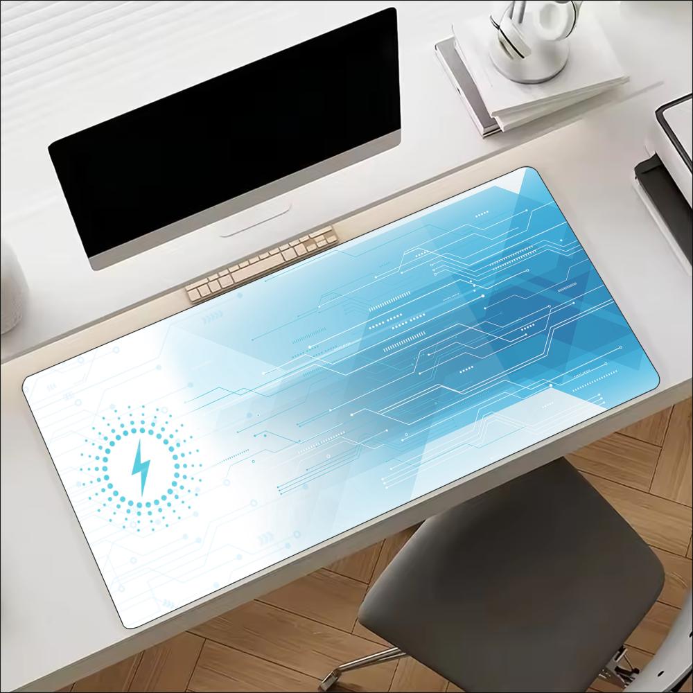 Office Tech Setup - Alfombrilla de Ratón Extendida con Patrón