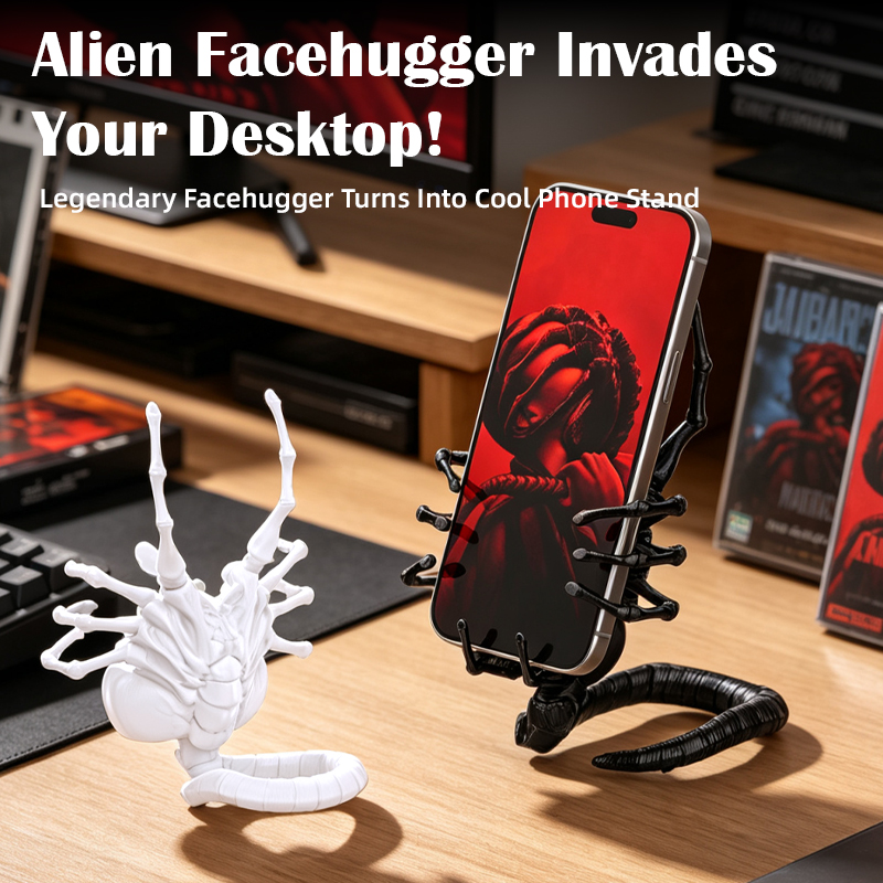 Office Tech Setup - Soporte de Teléfono Sci-Fi Compatible con