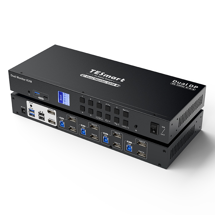 Kvm Switch Dual Monitor - Kit de interruptor KVM de Monitor
