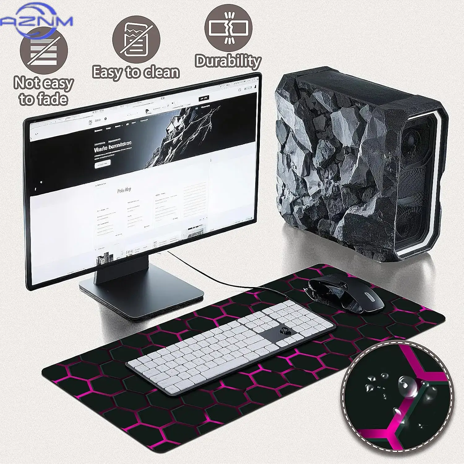 Alfombrilla de Ratón Grande Te - Office Tech Setup reseña y precio