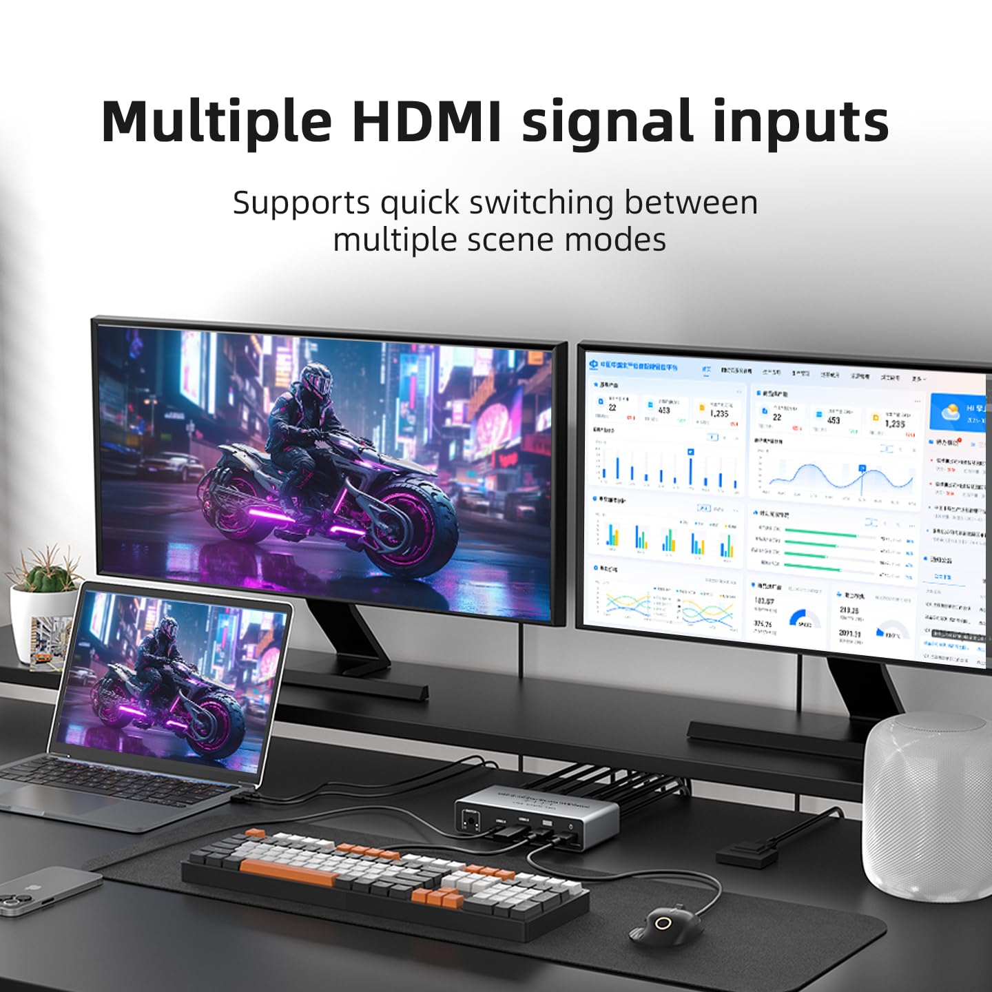 Conmutador KVM USB C HDMI DP,  - Kvm Switch Dual Monitor reseña y precio