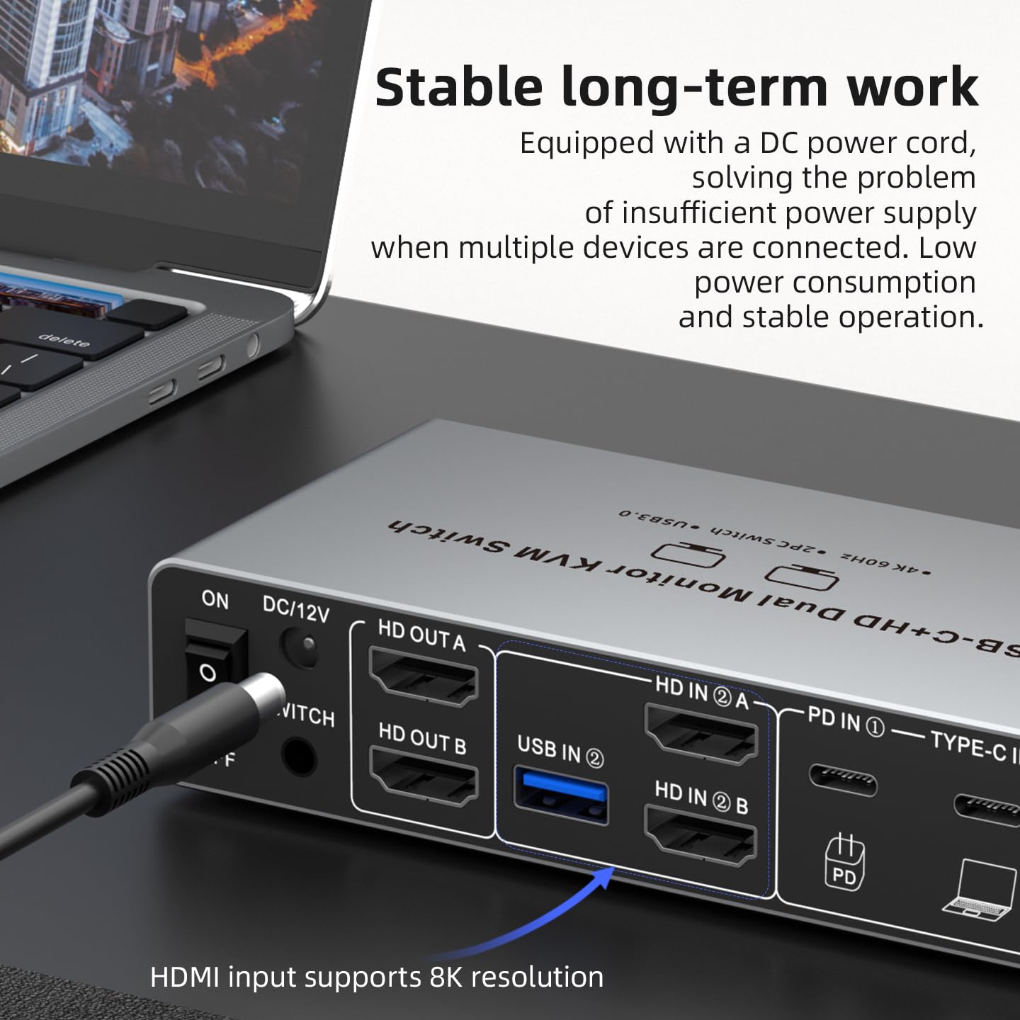 Conmutador KVM USB C HDMI DP,  - Kvm Switch Dual Monitor reseña y precio