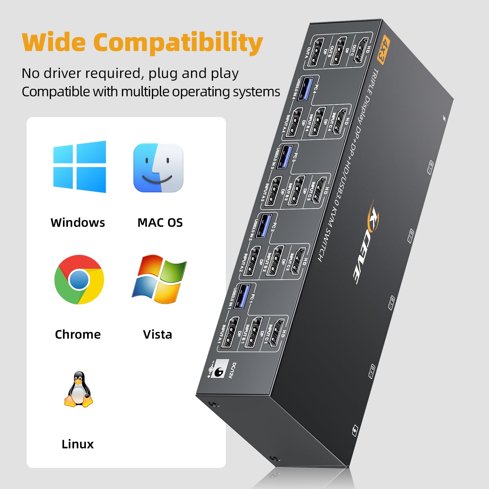 Conmutador KVM de 8K a 60Hz, 4 - Kvm Switch Dual Monitor reseña y precio