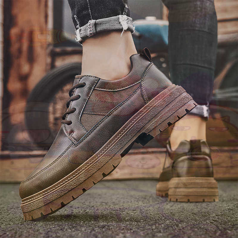 Zapatillas deportivas de cuero - Tech Office Outfits Men reseña y precio