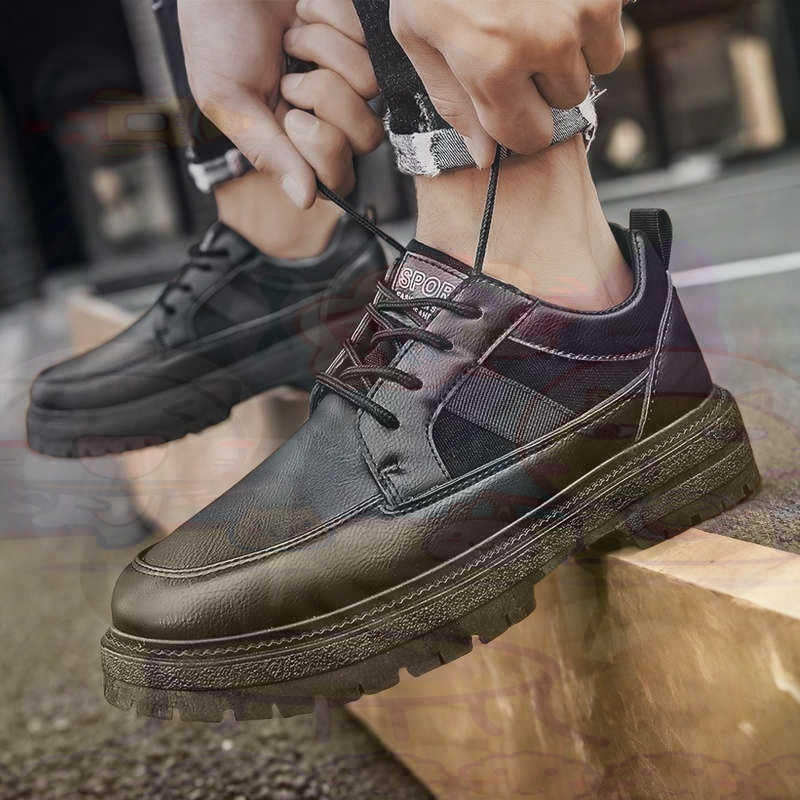 Zapatillas deportivas de cuero - Tech Office Outfits Men reseña y precio