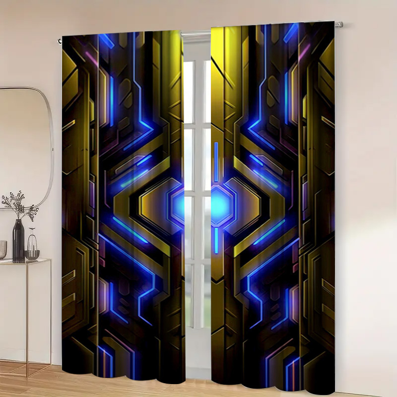 Cortinas de tecnología geométr - Office Tech For Home reseña y precio