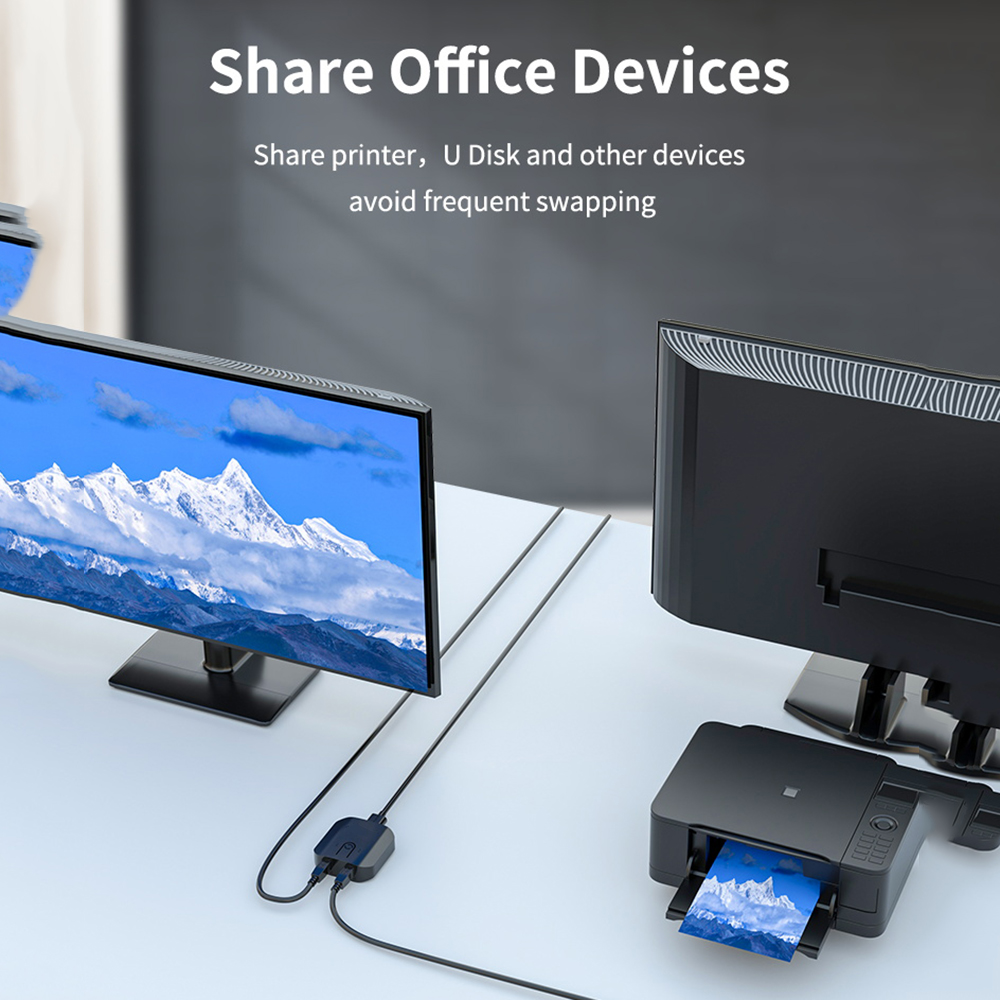 Selector de caja de interrupto - Kvm Switch Dual Monitor reseña y precio