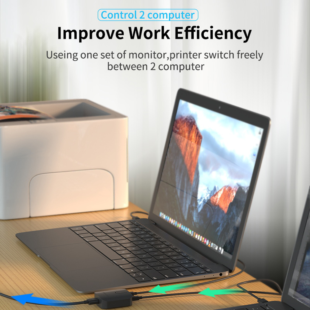 Selector de caja de interrupto - Kvm Switch Dual Monitor reseña y precio