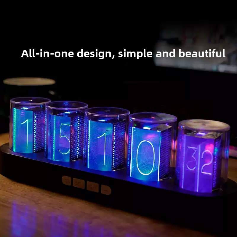 Reloj de Tubo Nixie LED RGB pa - Office Tech Setup reseña y precio