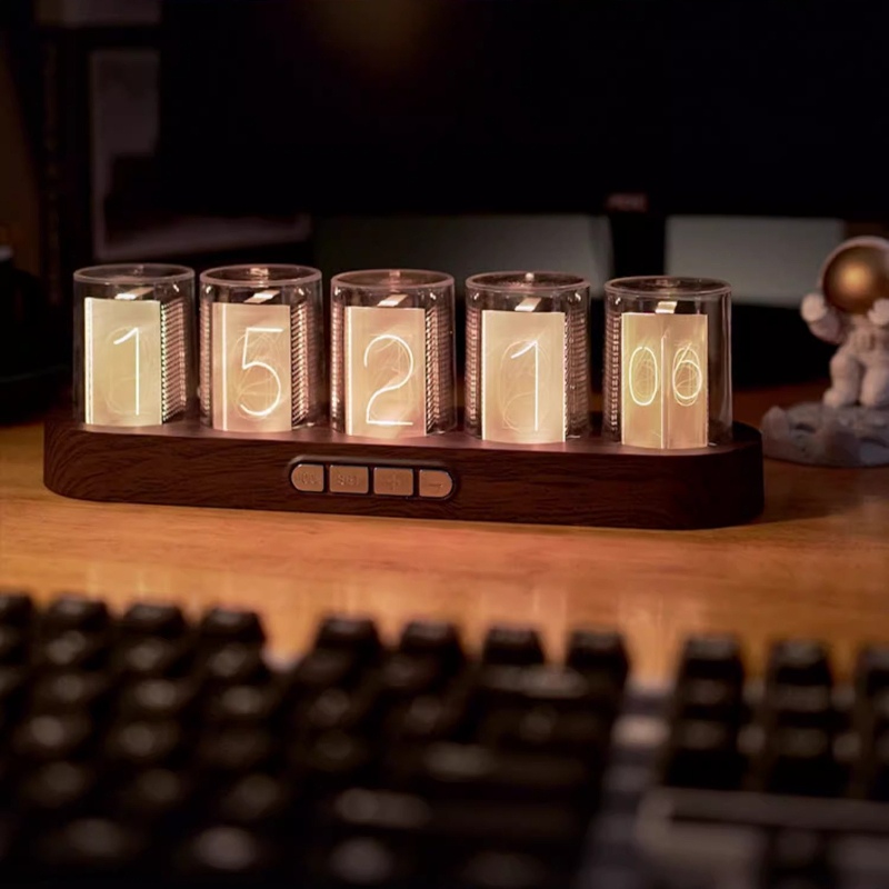 Reloj de tubo LED Nixie RGB pa - Office Tech Setup reseña y precio