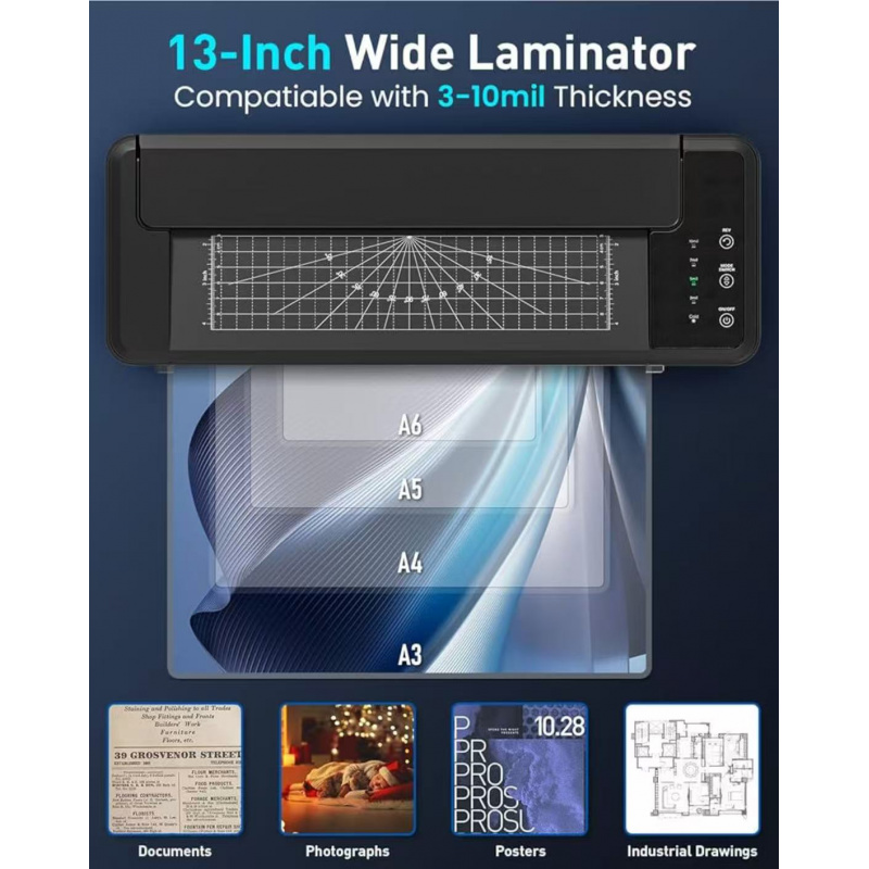 sl6316Laminadora multifunciona - Laminator A3 Hot reseña y precio