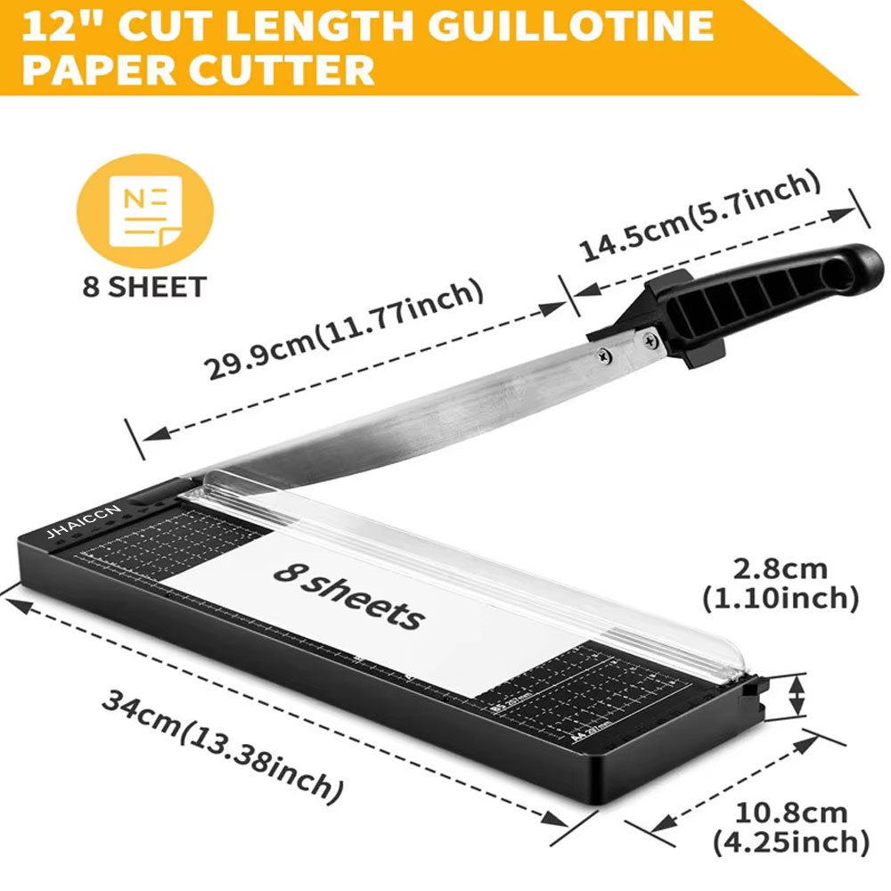 Guillotina de precisión para c - Paper Cutting Guillotine reseña y precio